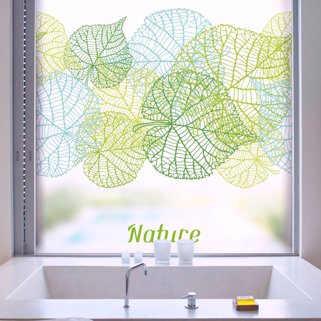 Printed frosted film applied on house window glass chennai